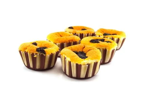 Cake of raisins Stock Photos