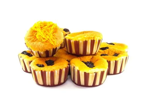 Cake of raisins Stock Photos