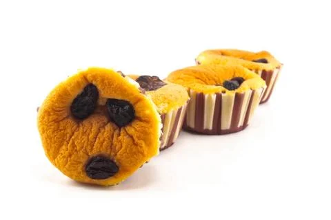 Cake of raisins Foto stock