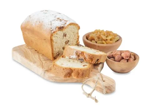Cake with raisins Stock-Fotos