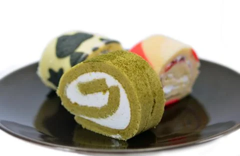 Cake roll Stock Photos