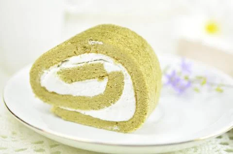 Cake roll Stock Photos