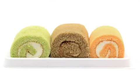 Cake roll Stock Photos