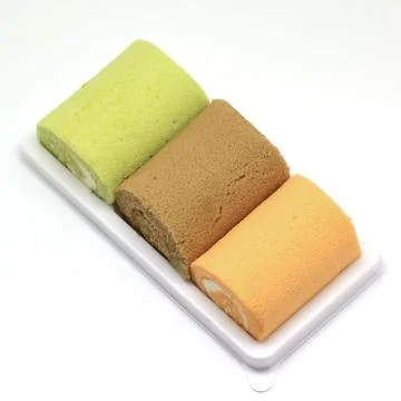 Cake roll Stock Photos