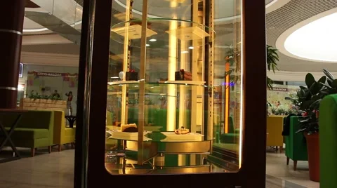 Cake in the rotating display platform, rotating store platform Stock Footage 44476438