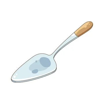 Cake server Illustrazione stock