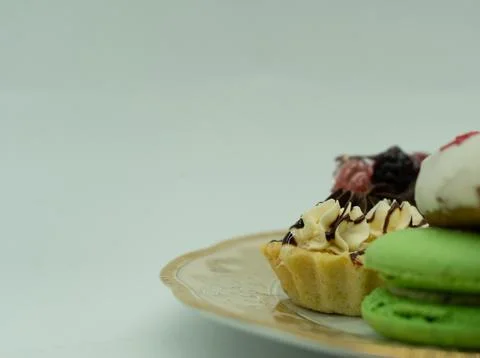 The cake from the side view Stock-Fotos