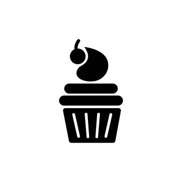 Cake sign icon vector illustration design template Stock Illustration