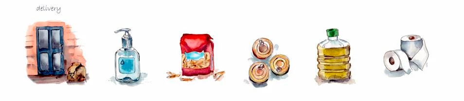 A cake sitting on top of a table Stock Illustration