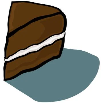 Cake Slice Stock Illustration
