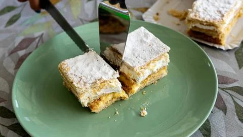 Cake in the snack Stock Photos