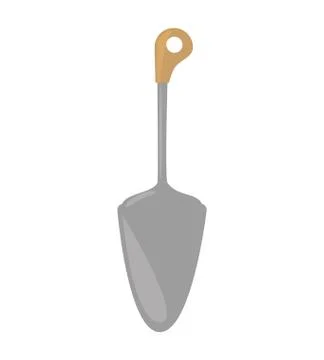 Cake spatula server cooking utensils 스톡 일러스트