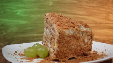 Cake Spin 360 Rotation Stock Footage 147355087