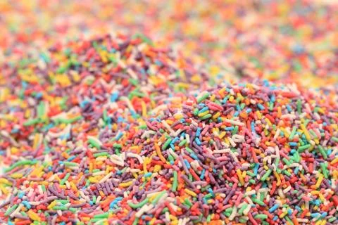 Cake Sprinkles Stock Photos