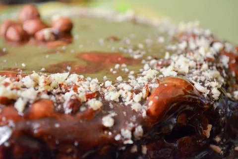 Cake surface close up Foto stock