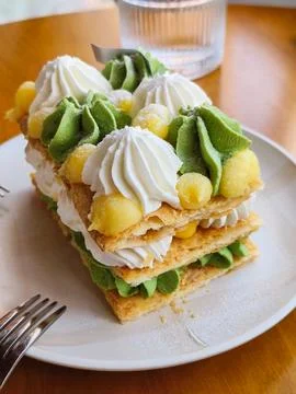 Cake on a  table Stock Photos