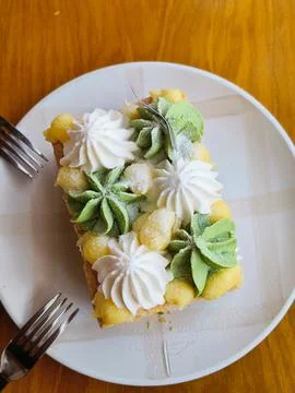Cake on a  table Stock Photos
