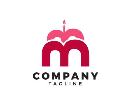Cake tart illustration vector for bakery logo template Stock Illustration