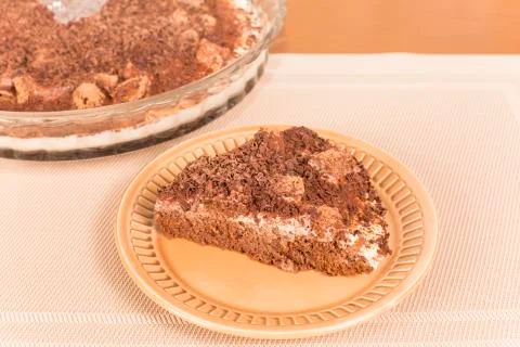 Cake tiramisu Stock Photos