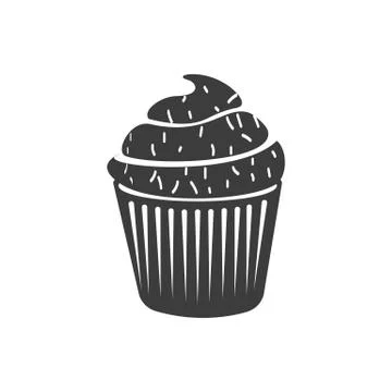 Cake Vector isolated on white background. Stock Illustration