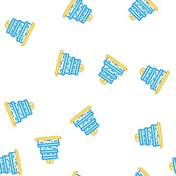 Cake wedding dessert vector seamless pattern Stock Illustration
