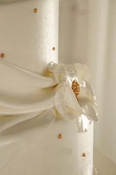 Cake of a wedding Stock Photos