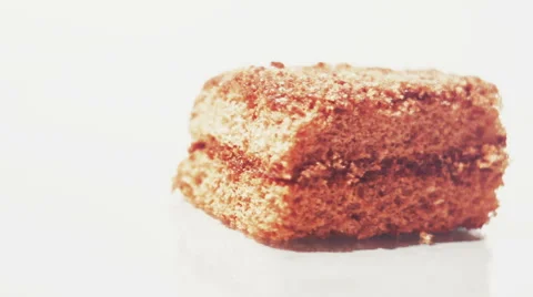 Cake on a white background Stock Footage 59835682