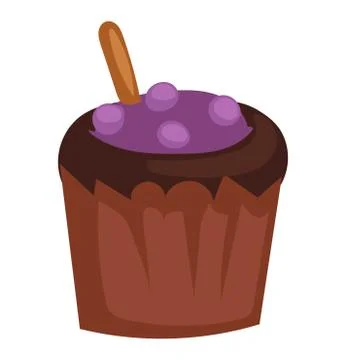 Cake on a white background イラスト素材