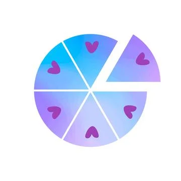 Cake. White background. Stock Illustration