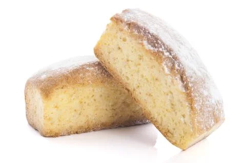 Cake on white background Stock Photos