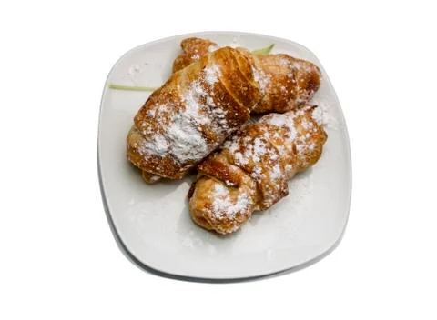 Cake on a white background Stock Photos