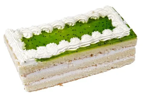 Cake on a white background Stock Photos