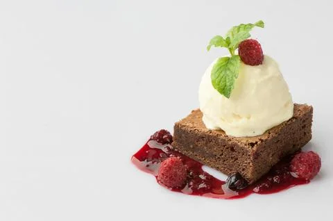 Cake on a white background Stock Photos