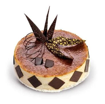 Cake on a white background.culinary product Stock Photos