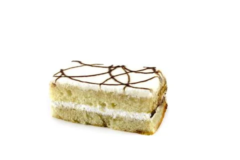 Cake with white icing Stock-Fotos