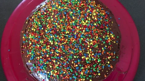 Cake Zoom Down 스톡 동영상 79630218