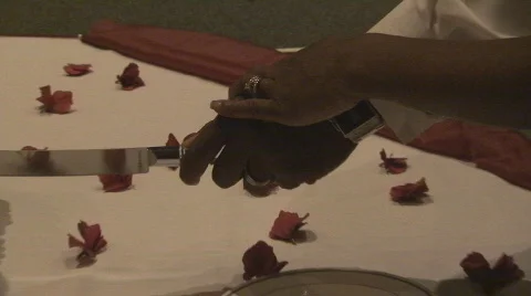 CakeCutting02 Stock Footage 555990