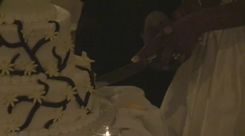 CakeCutting06 Stock Footage 556065