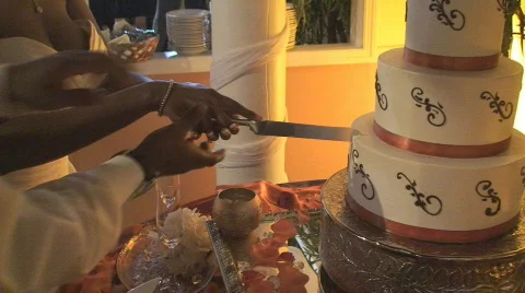 CakeCutting08 Stock Footage 556102