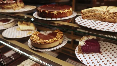 Cakes in the bakery Stock Footage 270091082