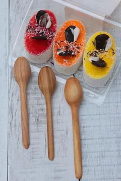 Cakes in a box Foto stock