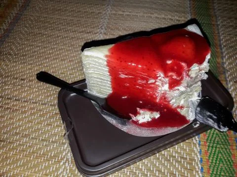 Cakes in a container Stock Photos