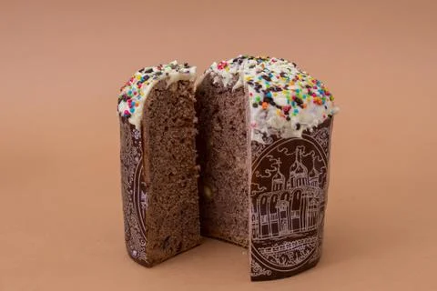 Cakes, Easter, Russian Easter pastry, not a beige background studio Stock Photos