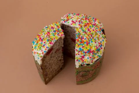 Cakes, Easter, Russian Easter pastry, not a beige background studio Stock Photos