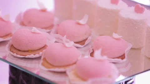 Cakes. Video stock 107407948