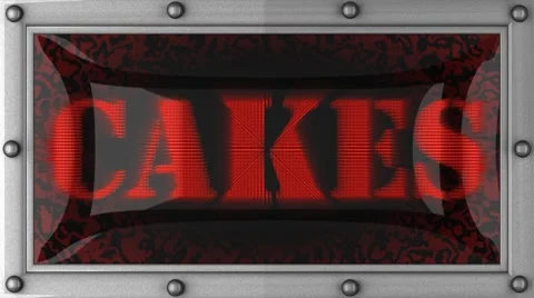 Cakes on led Stock Footage 8684371