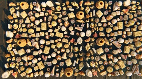 Cakes set 01 Stock Footage 122816837