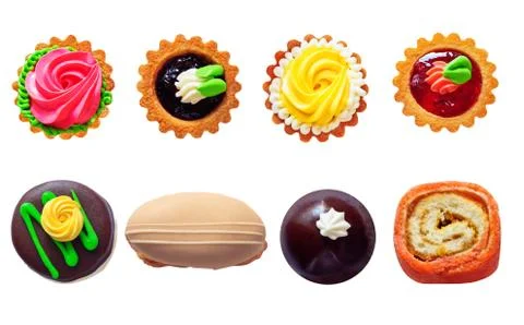 Cakes set Fotos de archivo