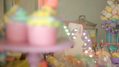 Cakes on the table Stock-Footage 97050204