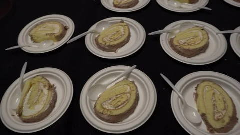 Cakes On A Table 스톡 동영상 122244881